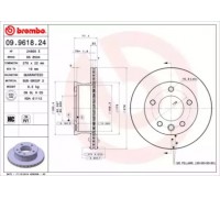 09961824 BREMBO - купить в магазине запчастей по Украине