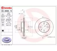 09999810 BREMBO - купить в магазине запчастей по Украине
