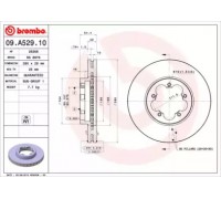 Тормозной диск BREMBO 09.A529.10 09A52910 BREMBO - купить в магазине запчастей по Украине