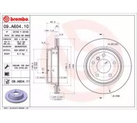 Тормозной диск BREMBO 09.A604.10 09A60410 BREMBO - купить в магазине запчастей по Украине