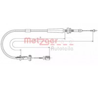 Тросик газа METZGER 10.1011 101011 METZGER - купить в магазине запчастей по Украине