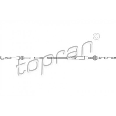 Тросик газа 102647 TOPRAN - купить в магазине запчастей по Украине
