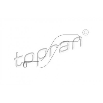 Шланг радиатора 102713 TOPRAN - купить в магазине запчастей по Украине