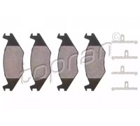 Комплект тормозных колодок, дисковый тормоз TOPRAN 102 842 102842 TOPRAN - купить в магазине запчастей по Украине