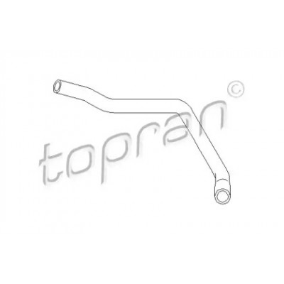 Шланг радиатора 102869 TOPRAN - купить в магазине запчастей по Украине