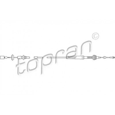 Тросик газа 103081 TOPRAN - купить в магазине запчастей по Украине
