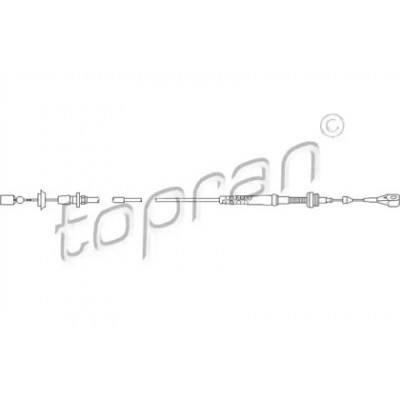 Тросик газа 103082 TOPRAN - купить в магазине запчастей по Украине