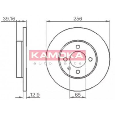 Тормозной диск 103410 KAMOKA - купить в магазине запчастей по Украине