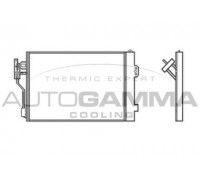 Конденсатор, кондиционер AUTOGAMMA 104004 104004 AUTOGAMMA - купить в магазине запчастей по Украине