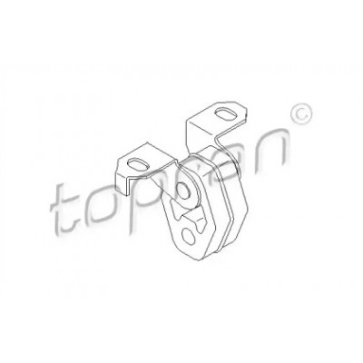 Кронштейн, глушитель 108730 TOPRAN - купить в магазине запчастей по Украине
