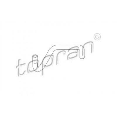 Шланг радиатора 109012 TOPRAN - купить в магазине запчастей по Украине