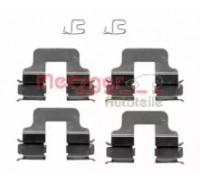 Комплектующие, колодки дискового тормоза METZGER 109-1245 1091245 METZGER - купить в магазине запчастей по Украине