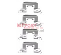 Комплектующие, колодки дискового тормоза METZGER 109-1772 1091772 METZGER - купить в магазине запчастей по Украине