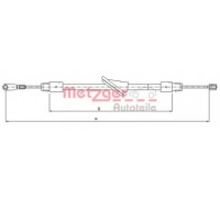 Трос, стояночная тормозная система METZGER 10.9443 109443 METZGER - купить в магазине запчастей по Украине