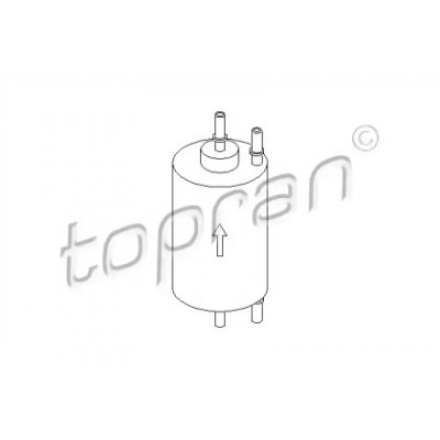 Топливный фильтр 109657 TOPRAN - купить в магазине запчастей по Украине