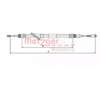 Трос, стояночная тормозная система METZGER 10.9831 109831 METZGER - купить в магазине запчастей по Украине