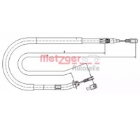 Трос, стояночная тормозная система METZGER 10.9873 109873 METZGER - купить в магазине запчастей по Украине