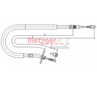 Трос, стояночная тормозная система METZGER 10.9875 109875 METZGER - купить в магазине запчастей по Украине