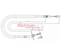 Трос, стояночная тормозная система METZGER 10.9880 109880 METZGER - купить в магазине запчастей по Украине