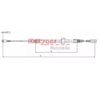 Трос, стояночная тормозная система METZGER 10.9882 109882 METZGER - купить в магазине запчастей по Украине