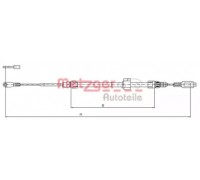 Трос, стояночная тормозная система METZGER 10.9884 109884 METZGER - купить в магазине запчастей по Украине