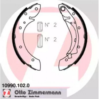 Комплект тормозных колодок 109901020 ZIMMERMANN - купить в магазине запчастей по Украине
