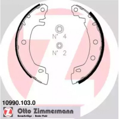 Комплект тормозных колодок 109901030 ZIMMERMANN - купить в магазине запчастей по Украине