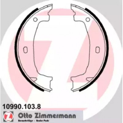 Комплект тормозных колодок, стояночная тормозная система 109901038 ZIMMERMANN - купить в магазине запчастей по Украине