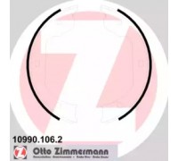 Комплект тормозных колодок, стояночная тормозная система ZIMMERMANN 10990.106.2 109901062 ZIMMERMANN - купить в магазине запчастей по Украине