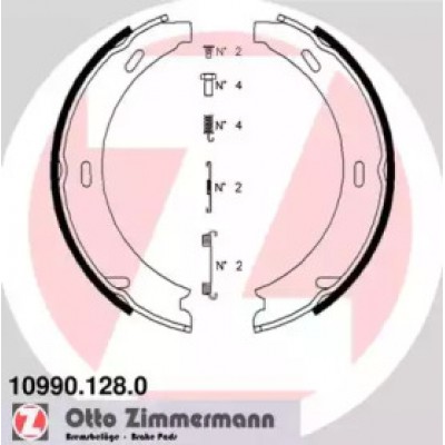 Комплект тормозных колодок, стояночная тормозная система 109901280 ZIMMERMANN - купить в магазине запчастей по Украине