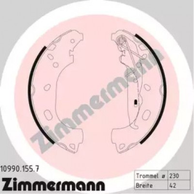 Комплект тормозных колодок 109901557 ZIMMERMANN - купить в магазине запчастей по Украине