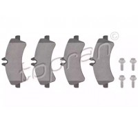 Комплект тормозных колодок, дисковый тормоз TOPRAN 111 658 111658 TOPRAN - купить в магазине запчастей по Украине