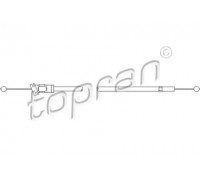 Тросик замка капота TOPRAN 112 278 112278 TOPRAN - купить в магазине запчастей по Украине