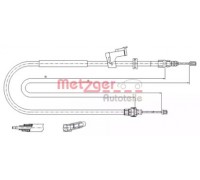 Трос, стояночная тормозная система METZGER 11.5495 115495 METZGER - купить в магазине запчастей по Украине