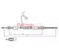 Трос, стояночная тормозная система METZGER 11.5669 115669 METZGER - купить в магазине запчастей по Украине