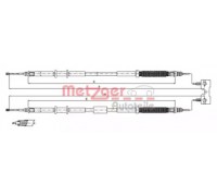 Трос, стояночная тормозная система METZGER 11.5771 115771 METZGER - купить в магазине запчастей по Украине
