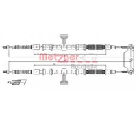 Трос, стояночная тормозная система METZGER 11.5944 115944 METZGER - купить в магазине запчастей по Украине