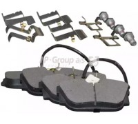 Комплект тормозных колодок, дисковый тормоз JP GROUP 1163707519 1163707519 JP GROUP - купить в магазине запчастей по Украине