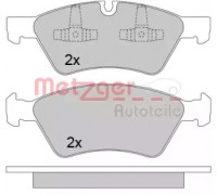 Комплект тормозных колодок, дисковый тормоз METZGER 1170464 1170464 METZGER - купить в магазине запчастей по Украине