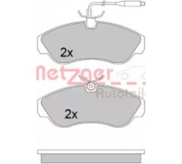 Комплект тормозных колодок, дисковый тормоз METZGER 1170516 1170516 METZGER - купить в магазине запчастей по Украине