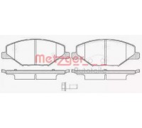 Комплект тормозных колодок, дисковый тормоз METZGER 1170793 1170793 METZGER - купить в магазине запчастей по Украине