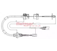 Трос, управление сцеплением METZGER 1172.7 11727 METZGER - купить в магазине запчастей по Украине