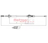 Тросик газа METZGER 1173.7 11737 METZGER - купить в магазине запчастей по Украине