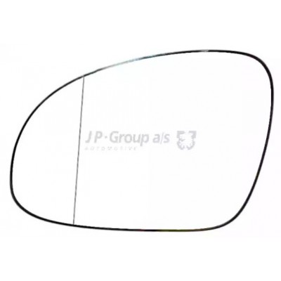 Зеркальное стекло, наружное зеркало 1189304570 JP GROUP - купить в магазине запчастей по Украине