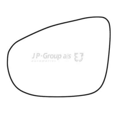 Зеркальное стекло, наружное зеркало 1189304770 JP GROUP - купить в магазине запчастей по Украине
