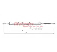 Трос, стояночная тормозная система METZGER 12.0730 120730 METZGER - купить в магазине запчастей по Украине