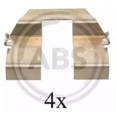 Комплектующие, колодки дискового тормоза 1232Q A.B.S. - купить в магазине запчастей по Украине