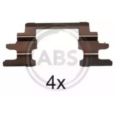 Комплектующие, колодки дискового тормоза 1236Q A.B.S. - купить в магазине запчастей по Украине