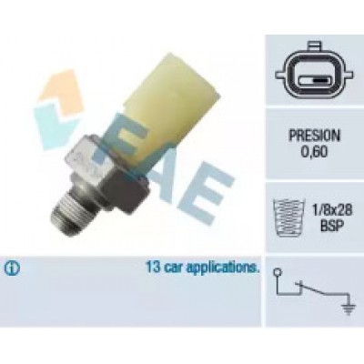 Датчик давления масла 12698 FAE - купить в магазине запчастей по Украине