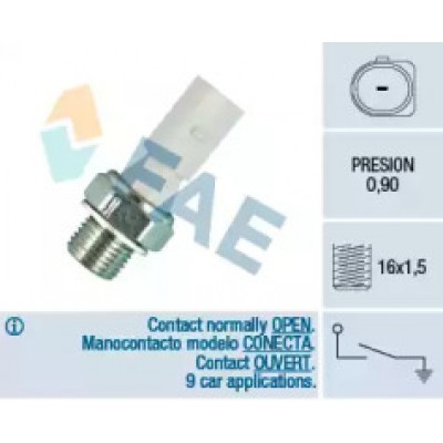 Датчик давления масла 12860 FAE - купить в магазине запчастей по Украине